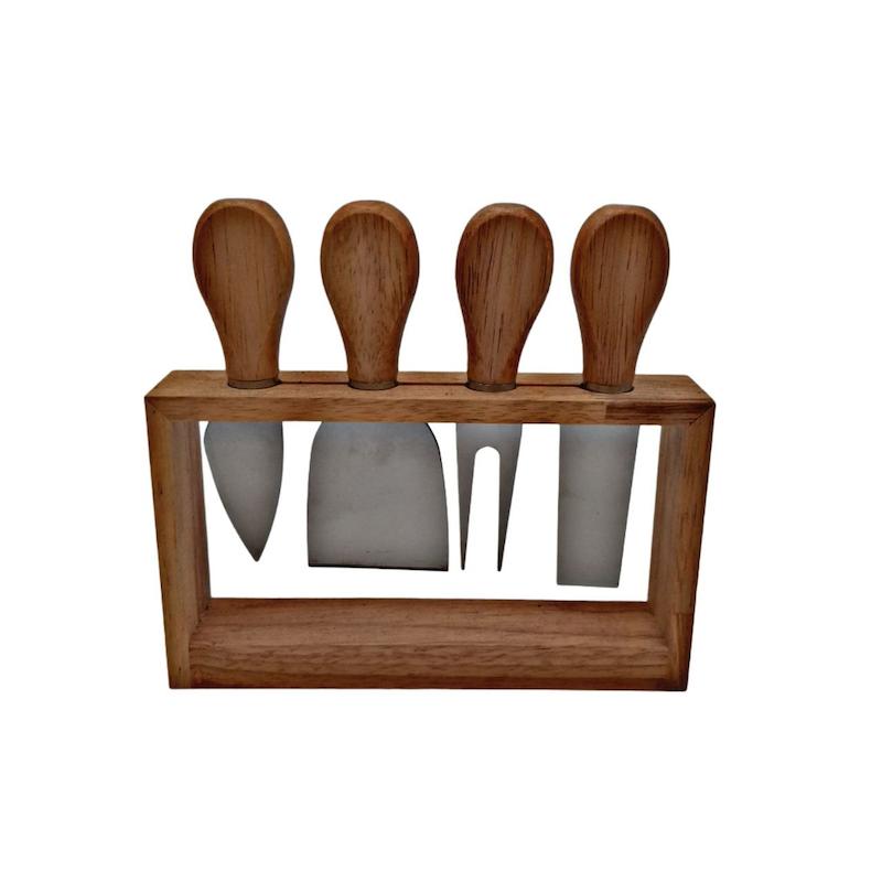 ست صبحانه کره پنیر چوب رابر 6127