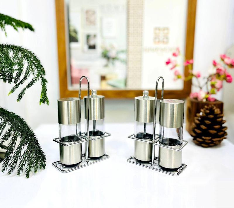 نمک پاش و فلفل ساب استیل و اکرولیک 