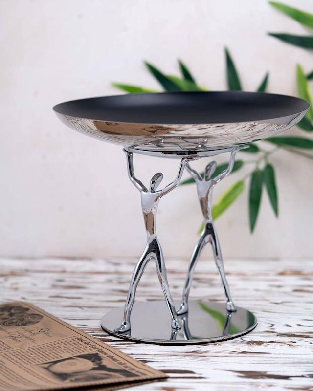 میوه خوری تخت مدل ژستو برنجی