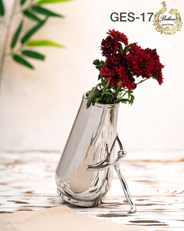 گلدان مدل ژستو برنجی