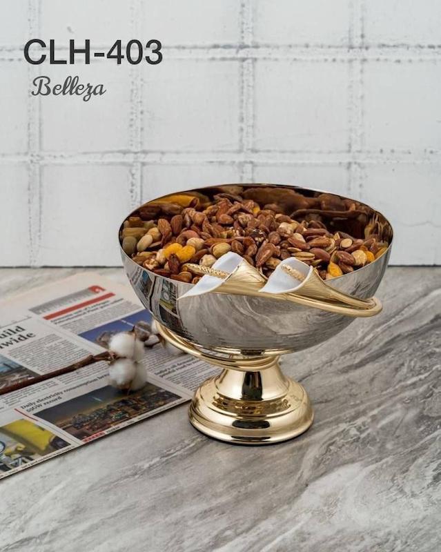 آجیل خوری مدل شیپوری برنجی کد 403