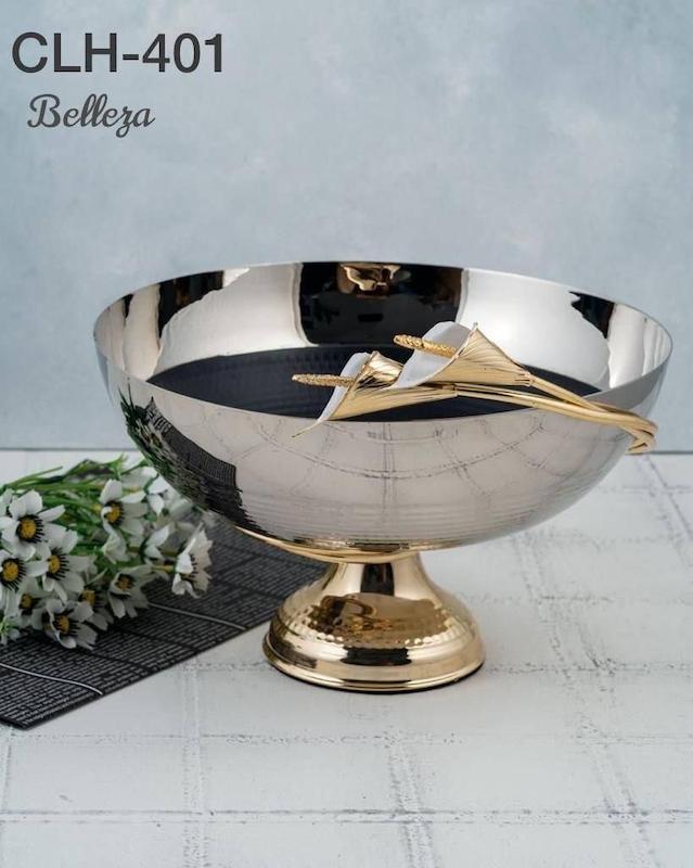 میوه خوری بزرگ مدل شیپوری برنجی کد 401