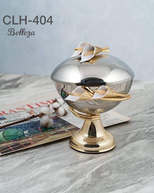 شکلات خوری مدل شیپوری برنجی کد 404