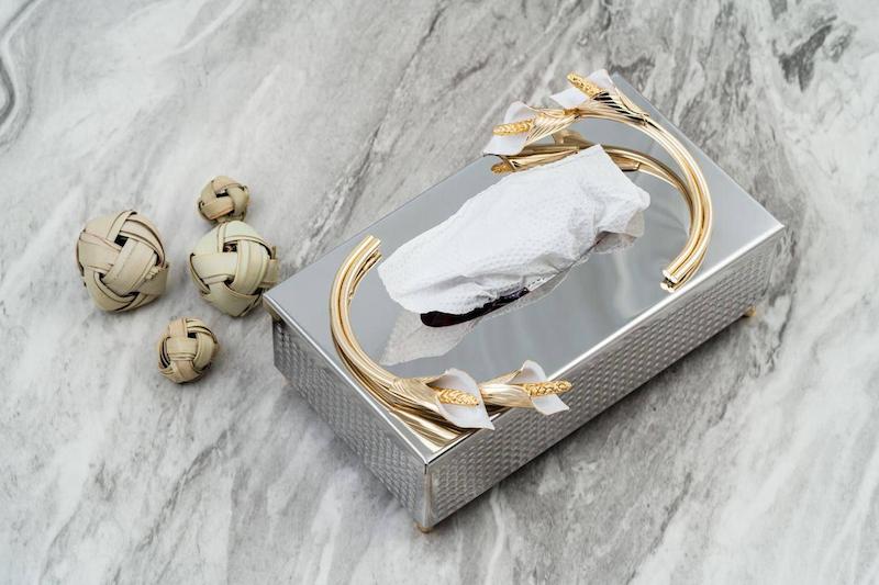 جا دستمال مدل شیپوری برنجی