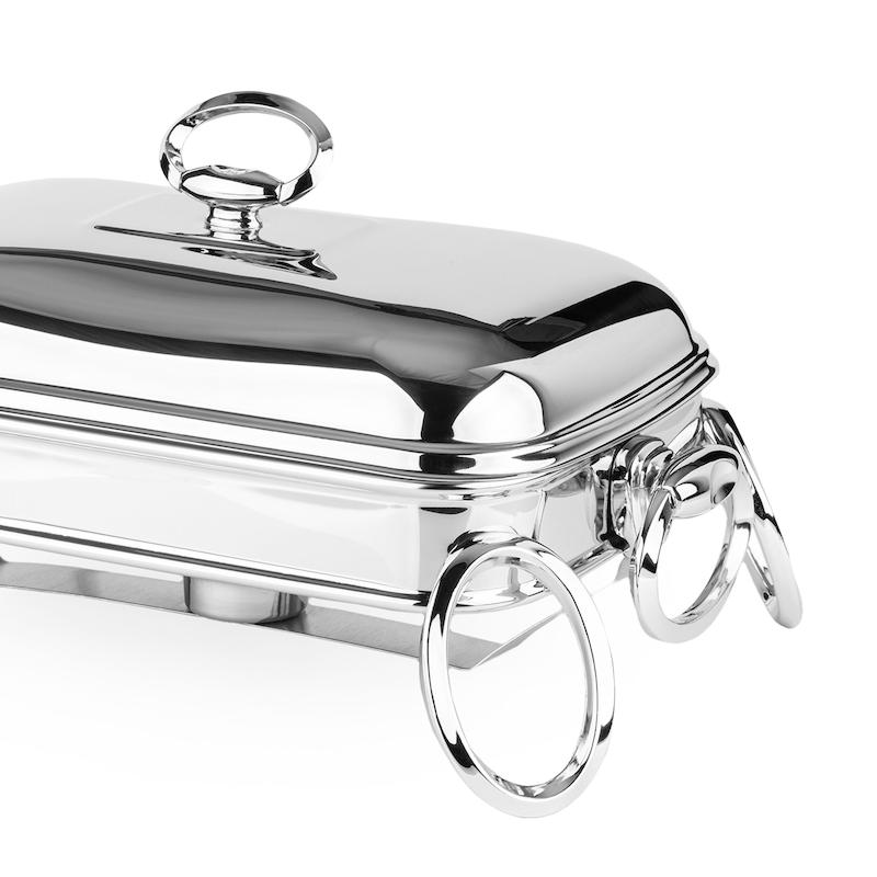 سوفله مستطیل لنین سایز کوچک نقره ای برند راکلند