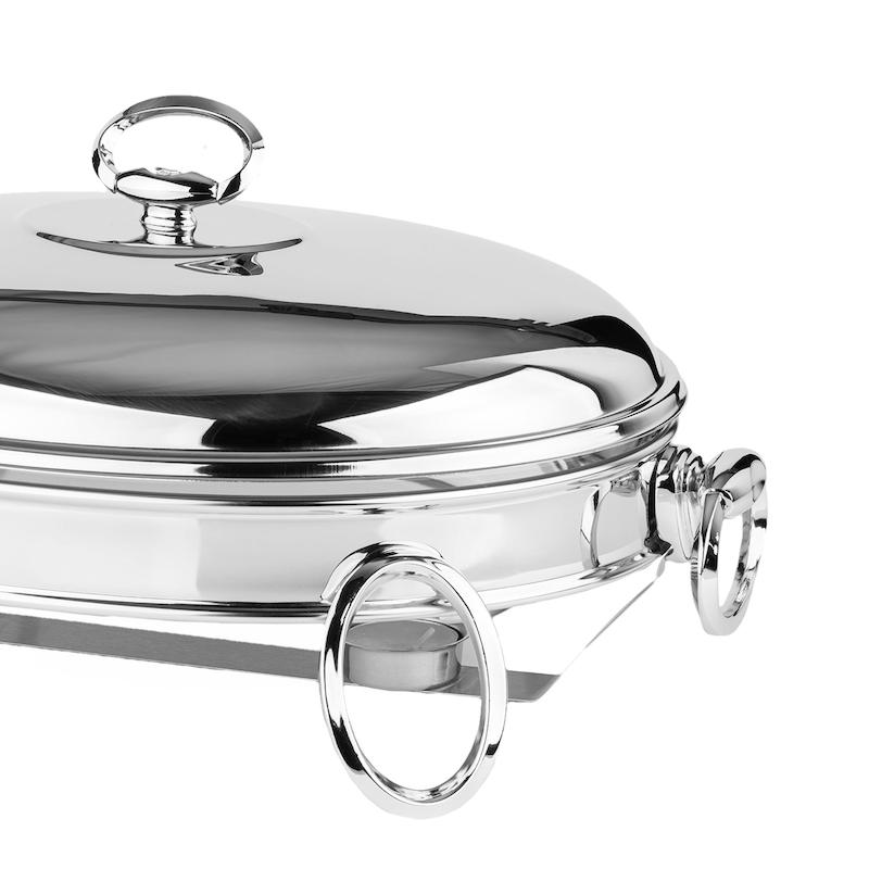 سوفله بیضی لنین سایز بزرگ نقره ای برند راکلند