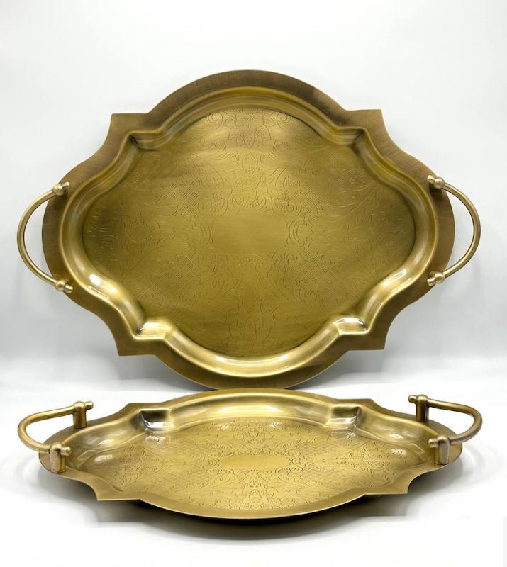 سینی پذیرایی برنجی