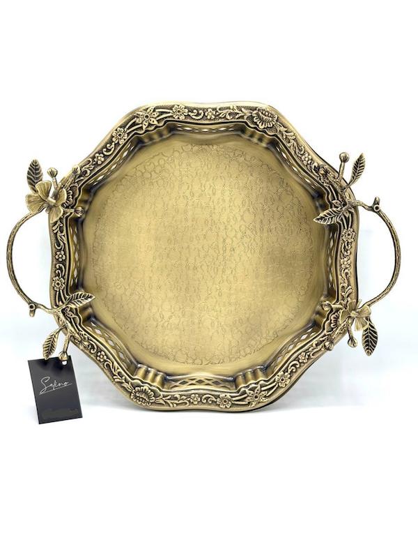 سینی پذیرایی برنجی