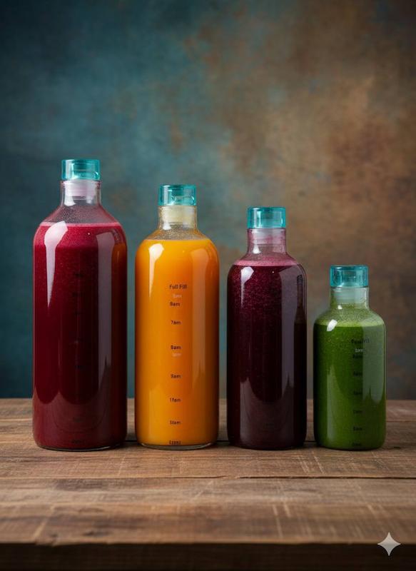 بطری آب پیرکس 4 سایز آبی