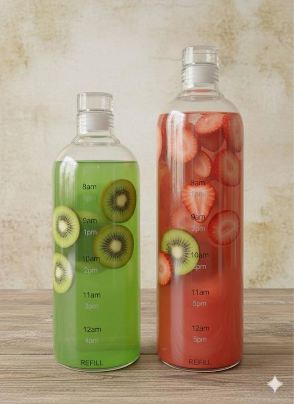 بطری آب پیرکس 2 سایز