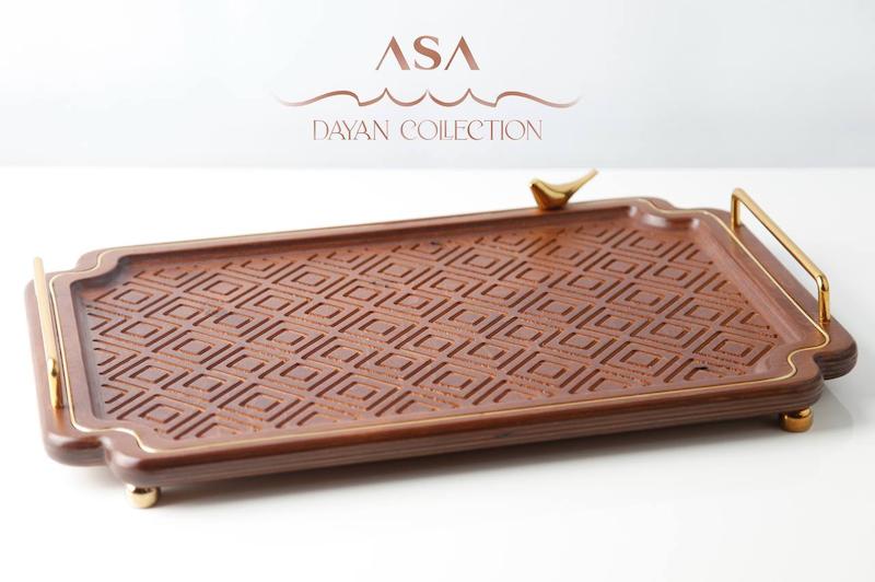 سینی چوبی مستطیل بزرگ مدرن دایان