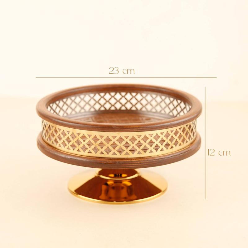 آجیل خوری بزرگ چوبی خشتی