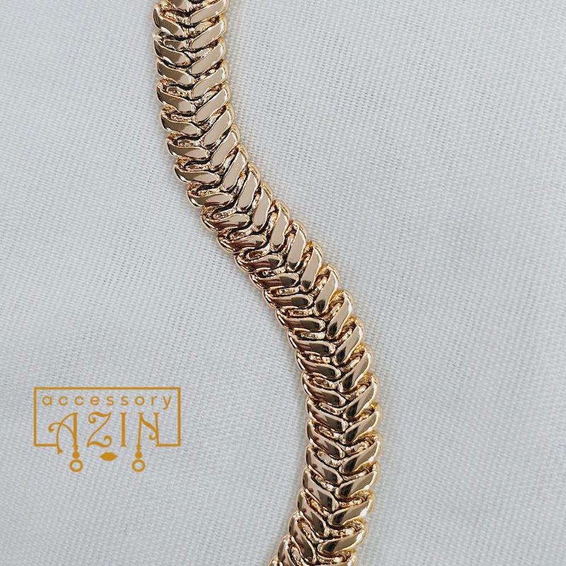 دستبند طرح حصیری برند ژوپینگ 