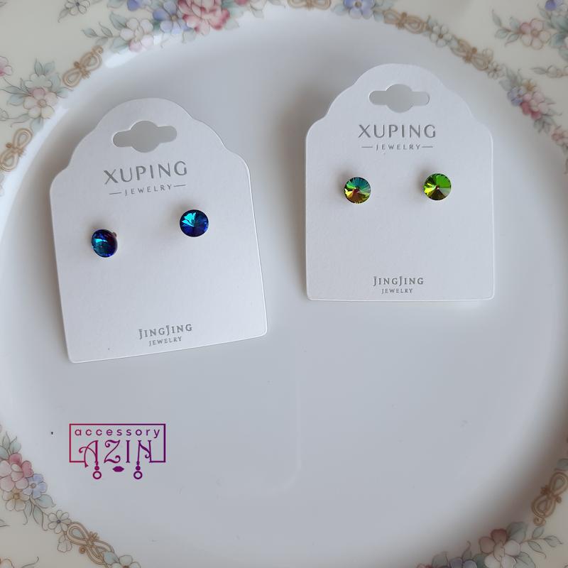 گوشواره ژوپینگ با نگین سواروسکی