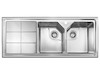 سینک توکار دو لگن اخوان کد 324S