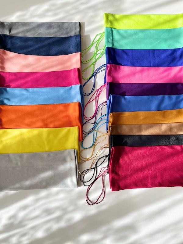 پک ۴عددی +هدبند آبی پاستیلی 