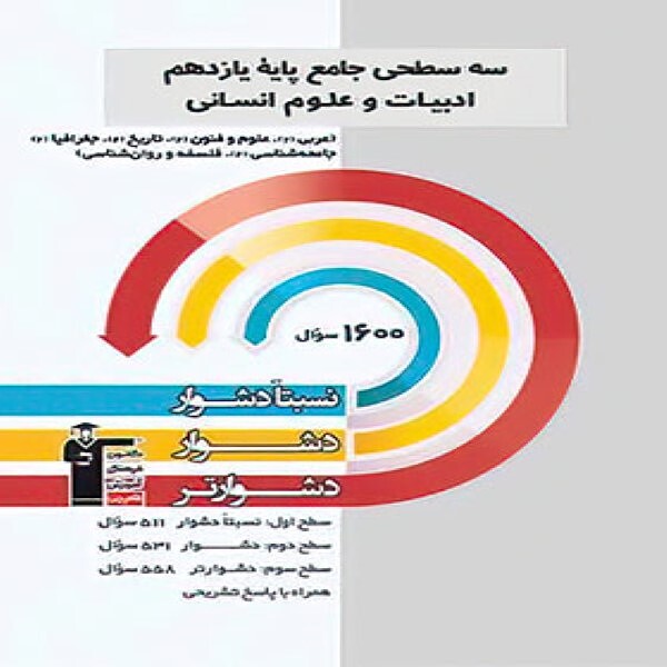  سه سطحی جامع پایه یازدهم انسانی قلم چی 