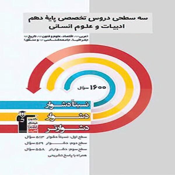  سه سطحی دروس تخصصی دهم انسانی قلم چی 