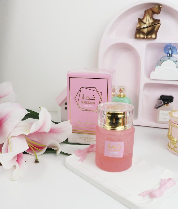 عطر ادکلن خمار واردی صورتی (مشابه ادکلن باربری هر) شرکت وادی الخلیج100میل