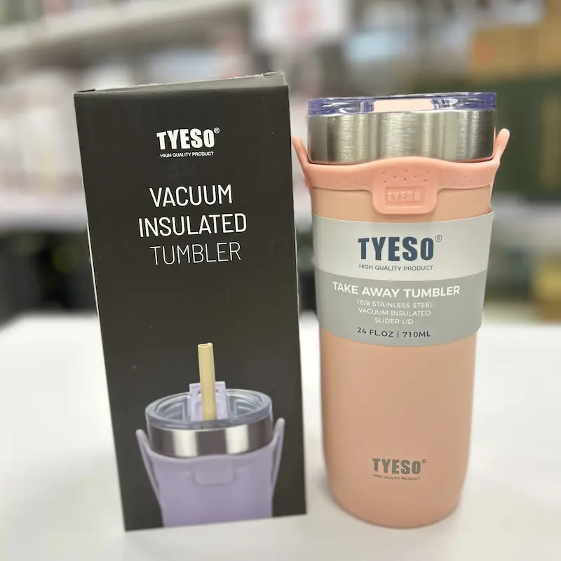 TS-8766B - دسته دار سیلیکونی همراه با نی سیلیکونی OPEN TO CLEAN