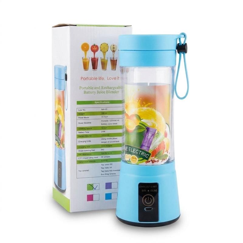 میکسر شارژی رنگ ابی HM-03 380میل