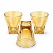 لیوان بژ با طراحی خاص برند DELI GLASS 