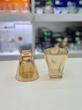 لیوان بژ با طراحی خاص برند DELI GLASS 
