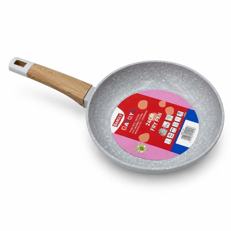 ماهیتابه خاکستری روشن 24CM برند BAROLY