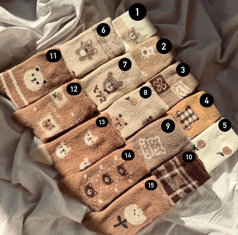 جوراب پشمی موهر☁️