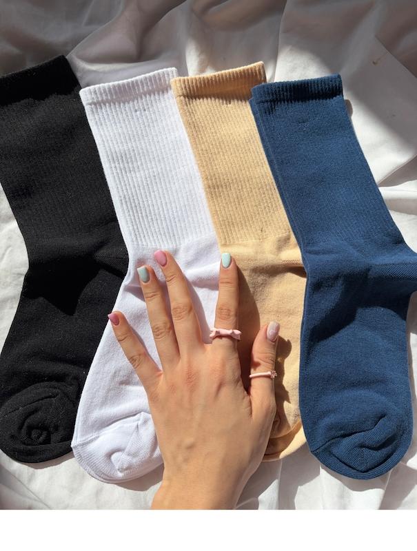 جوراب ساده کبریتی🧦