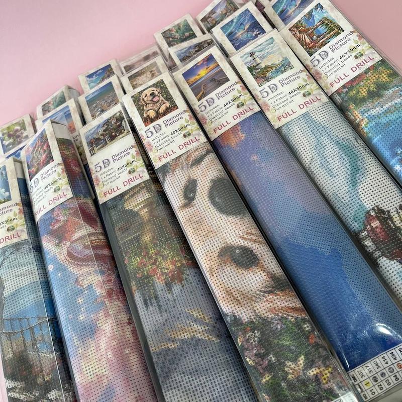 نقاشی الماسی بزرگسال (سایز ۴۰*۵۰)