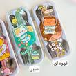 ست قاشق چنگال چاپستیک دار حیوانات