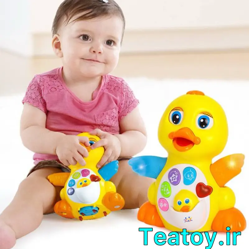  اردک موزیکال چراغ‌دار و حرکتی کد 8862