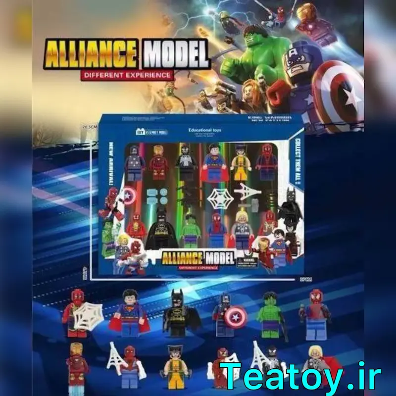 لگو شخصیت اونجرز ۱۲ عددی با ابزار کد 22622