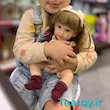  عروسک سیلیکونی ۳۰ سانتی‌متری 