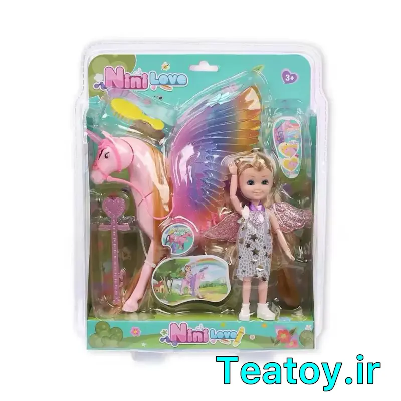 باربی بچه با اسب بالدار فرشته‌ای کد 53811