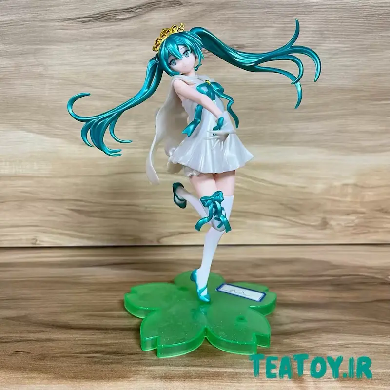 فیگور دختر انیمه با موهای آبی هاستونو 