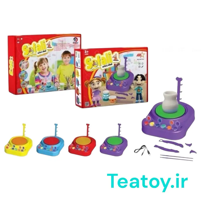  چرخ سفالگری کودک 