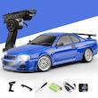 ماشین کنترلی دریفتی فلزی GT-R کیف‌دار کد 1899 – مدل حرفه‌ای 1/18 با ژیروسکوپ