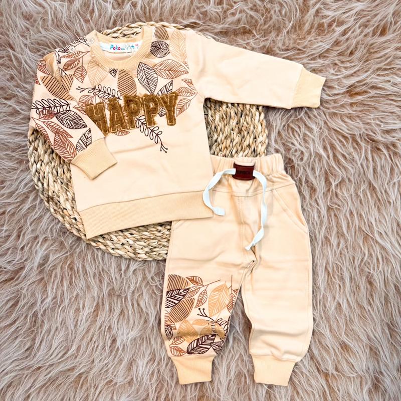 آستین بلند و شلوار برگ پوکو ۶۰۷۱ poko