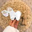 ست دستکش و پاپوش نوزادی دخترانه بی بی فورلایف baby4life