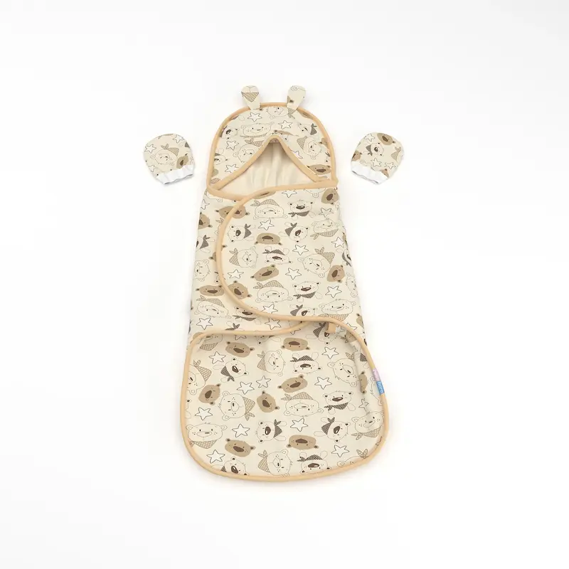 قنداق چسبی نوزادی رزبرن تدی بیر Teddy Bear