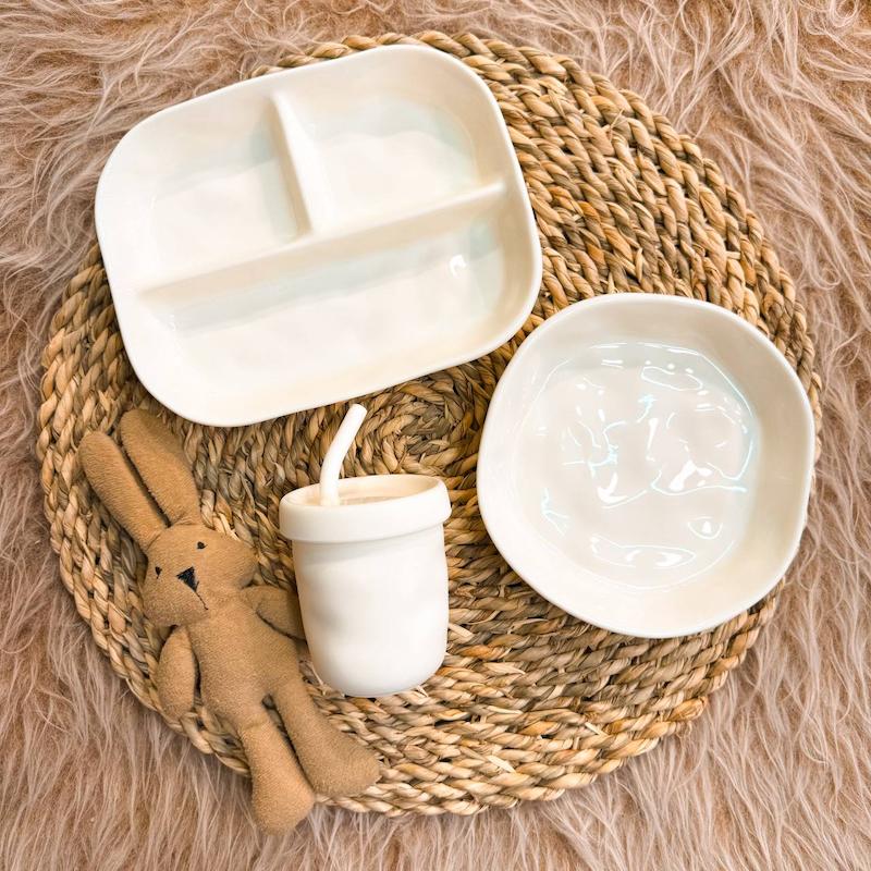 ست ظرف غذا سیلیکونی کودک هی اور شی He Or She