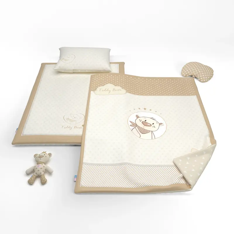 رختخواب چهار تکه نوزادی رزبرن تدی بیر Teddy Bear