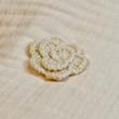 رختخواب پنج تکه نوزادی کتان رزبرن هندمید فلاور Handmade Flower