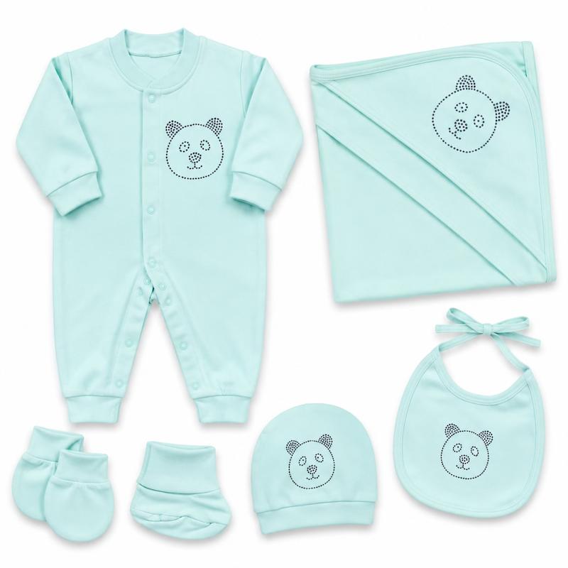 گیفت ست بیمارستانی نوزادی مادرکر mothercare طرح پاندا آبی 