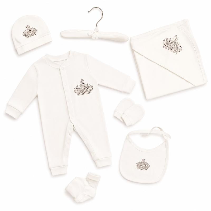 گیفت ست بیمارستانی نوزادی مادرکر mothercare طرح تاج 