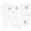 گیفت ست بیمارستانی نوزادی مادرکر mothercare طرح حلزون نقره ای