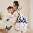 ساک لوازم کوله ای چرم نوزادی کوکالو طرح خرگوش بزرگ سورمه ای 