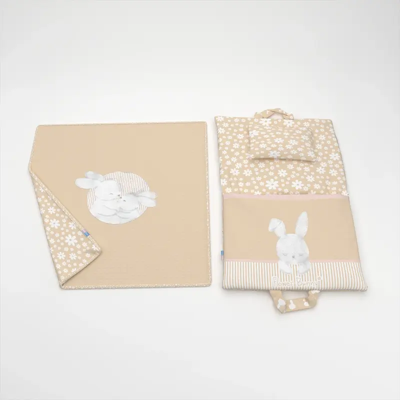 سرویس خواب سه تکه مسافرتی رزبرن فلاور بانی Flower Bunny